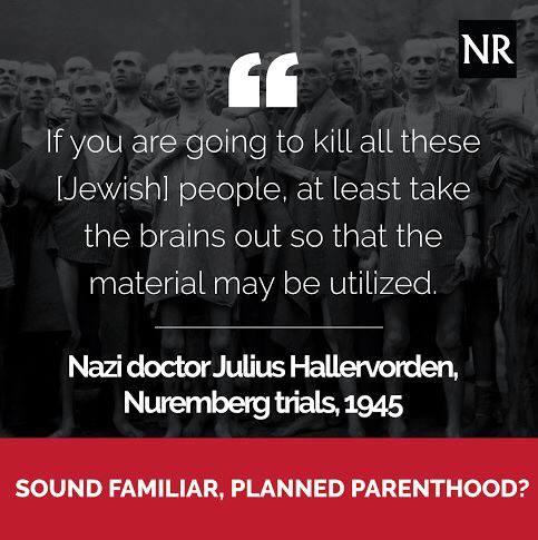 Nazi quote re Planned Parenthood