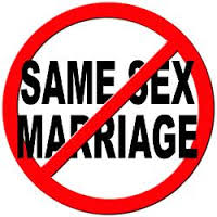 no gay marriage