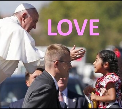 Sophie Cruz Meets Pope Francis