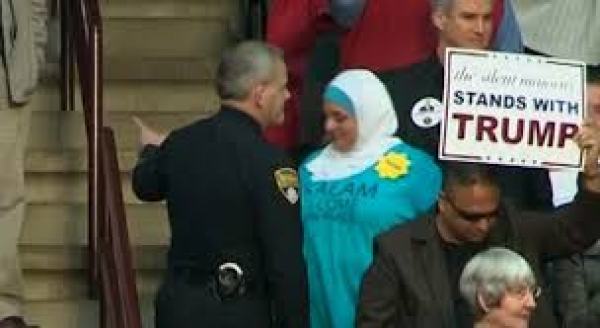 muslim woman ejected